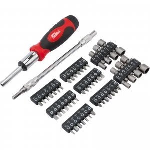 Draper 58 Piece Ratcheting Screwdriver and Bit Set