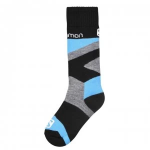 Salomon Team 2 Pack Ski Socks Junior Boys - Black/Blue