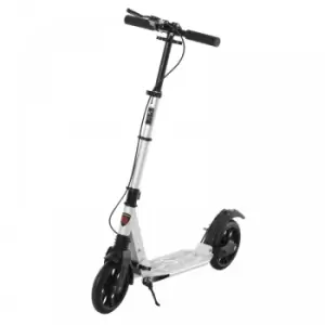 Teen/Adults Aluminium Folding Kick Scooter w/ Shock Mitigation System Silver - HOME CO TJ Hughes