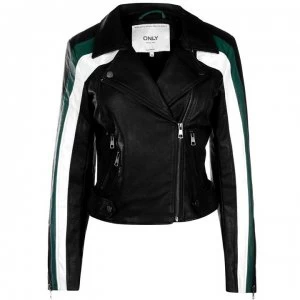 Only Solei Block Jacket - Black/Green