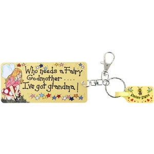 Pack of 6 Who Needs A Fairy Godmother Key Rings