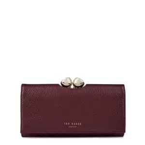 Ted Baker Leather Josiey Crystal Top Purse - Purple