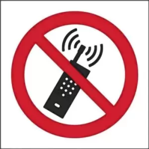 No Mobile Phones - PVC (200 x 50mm)