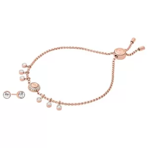 Ladies Michael Kors Rose Gold Plated Bracelet & Earring Gift Set