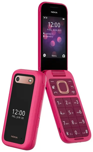 Nokia 2660 32GB Mobile Phone in Pop Pink