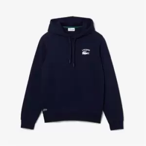 Lacoste Small Croc Off The Hook Hoodie - Blue