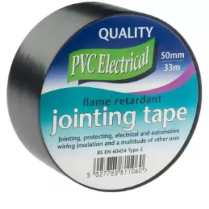 Ultratape - 50mm x 33m Black dpc Jointing Tape - Black