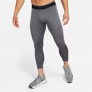 Nike Pro Dri-FIT three quarterTights Mens - Grey