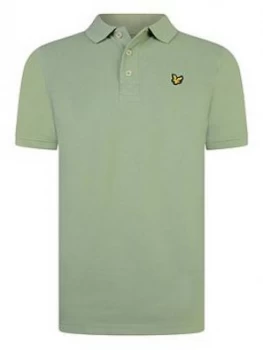 Lyle & Scott Boys Classic Short Sleeve Polo Shirt - Green, Size 7-8 Years