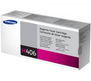 Samsung CLT-M406S Magenta Laser Toner Ink Cartridge