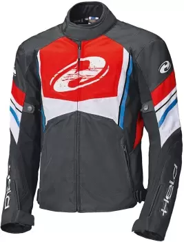 Held Baxley Top Motorcycle Textile Jacket, black-red-blue, Size S, black-red-blue, Size S