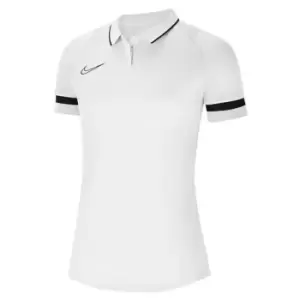 Nike Dri-Fit Academy Polo Shirt Womens - White