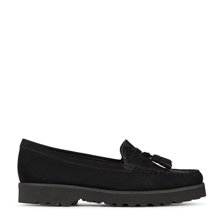 Dune Black Leather 'Gates' Loafers - 3