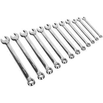 Sealey 12 Piece Long Lock On Combination Spanner Set Metric