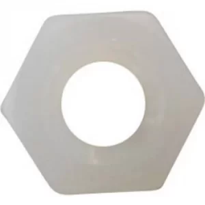 TOOLCRAFT 815969 Hexagonal nuts M3 Plastic 10 pc(s)