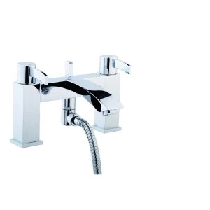 Wickes Sufi Bath Shower Mixer Tap - Chrome