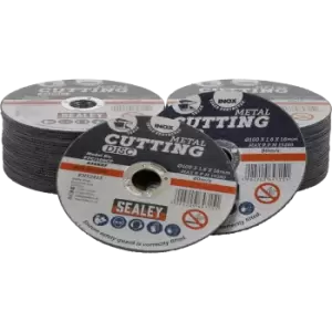 Sealey Metal Cutting Disc 100mm 1.6mm Pack of 50