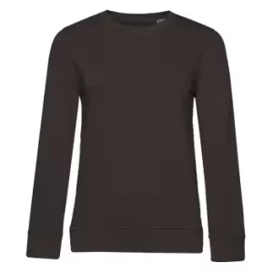 B&C Womens/Ladies Organic Sweatshirt (M) (Coffee)