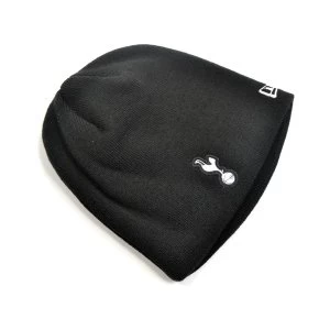 New Era Spurs Skull Essentials Knitted Beanie Hat Black