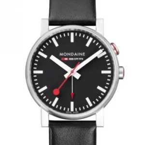 Mens Mondaine Swiss Railways Alarm Watch