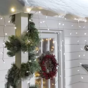 The Winter Workshop - Snowing Icicles - 360 LEDs - Cool White