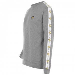 Lyle and Scott Tape Crew Sweatshirt - Grey T28