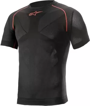 Alpinestars Ride Tech V2 Functional Shirt, black-red, Size XL 2XL, black-red, Size XL 2XL