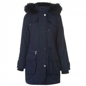 DKNY Parka Jacket Ladies - Navy