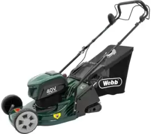 Webb WERR17LISPX2 43cm 40V Cordless Self Propelled Rotary Lawnmower