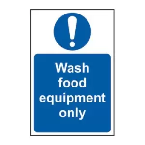 Wash Food Equipment Only - Sav (200 x 300mm)