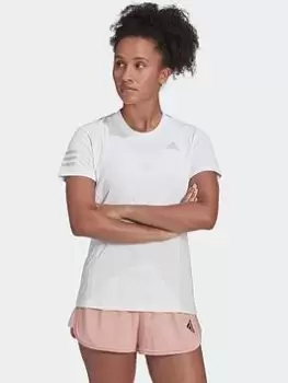 adidas Club Tennis Tee, White, Size S, Women