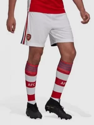 adidas Arsenal Mens 20/21 Home Short, White Size M Men