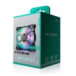 DeepCool MF120 GT 3-IN-1 Addressable RGB 3 Fan Pack with ARGB Controller