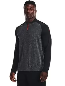 Under Armour Training Tech 2.0 Novelty 1/4 Zip Top - Black Size M Men