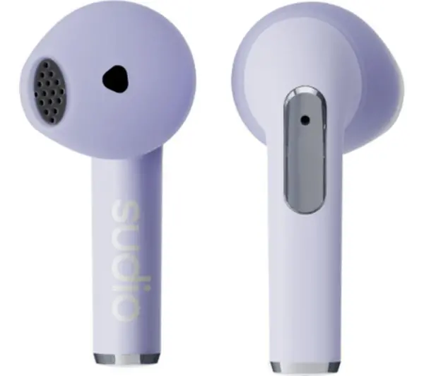 SUDIO N2 Wireless Bluetooth Noise Cancelling Earbuds - Purple, Purple 7350071384565