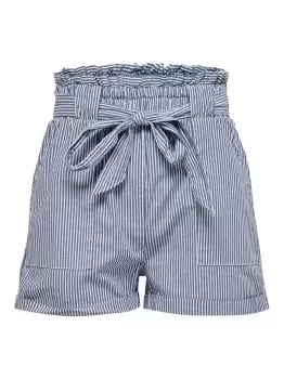 ONLY Paperbag Shorts Women Blue