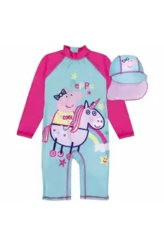 Unicorn Sun Protective One Piece Swimsuit Set