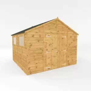 Mercia 10ft x 10ft Premium Shiplap Modular Workshop Shed - Including Installation