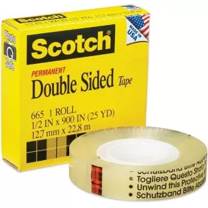 3M Scotch 665 Double-Sided Tape 12mm x 33m