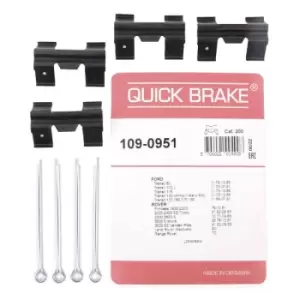 QUICK BRAKE Accessory Kit, disc brake pads FORD,LAND ROVER,ROVER 109-0951