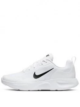 Nike Wearallday - White/Black, Size 8, Women