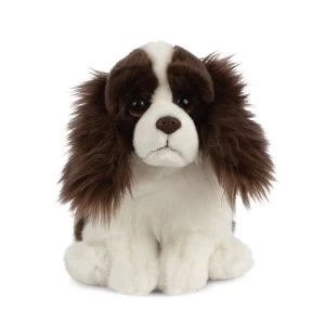 Living Nature Soft Toy - Plush Springer Spaniel Dog (20cm)