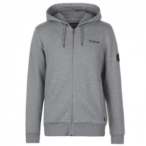 Firetrap Brunel Full Zip Hoodie Mens - Grey Marl