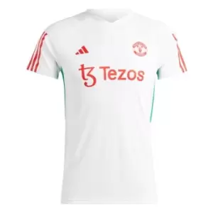 adidas Manchester United Training Jersey 2023 2024 Womens - White