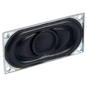 R-TECH 350207 Miniature Loudspeaker Rectangular 40 x 20mm 8 Ohm