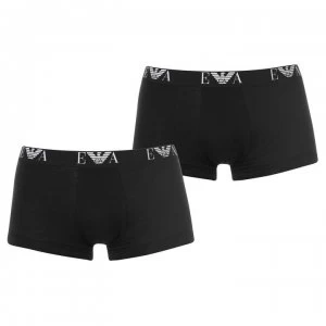 Emporio Armani 2 Pack Stretch Briefs Black Size L Men