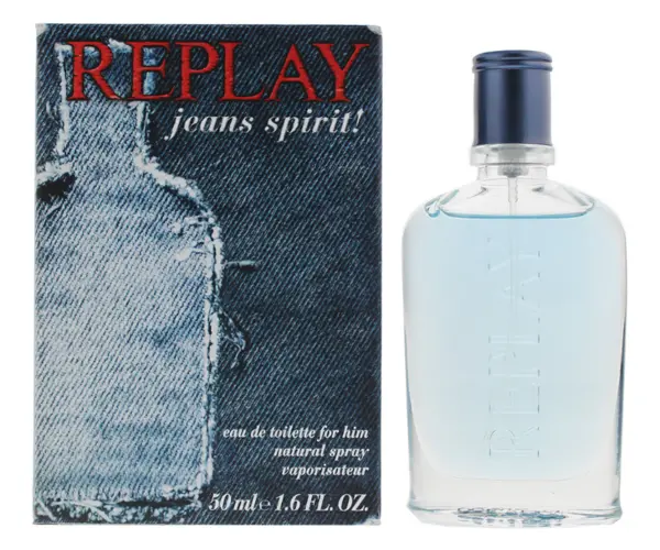 Replay Jeans Spirit Eau de Toilette For Him 50ml