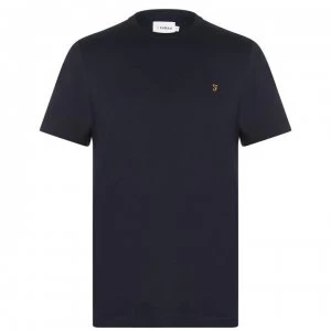 Farah Vintage Denny Short Sleeve Tee - True Navy 412