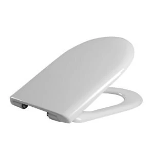 Cooke Lewis Marianna White Soft close Toilet seat