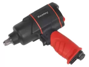 Sealey GSA6006 Composite Air Impact Wrench 1/2in Sq Drive Twin Hammer